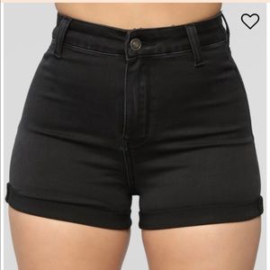 Fashion nova Rock Solid Denim Shorts
